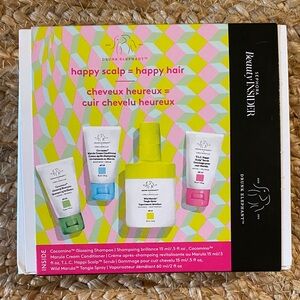 Drunk Elephant Happy Scalp Hair Care Set - Pink, Yellow, Blue, Green